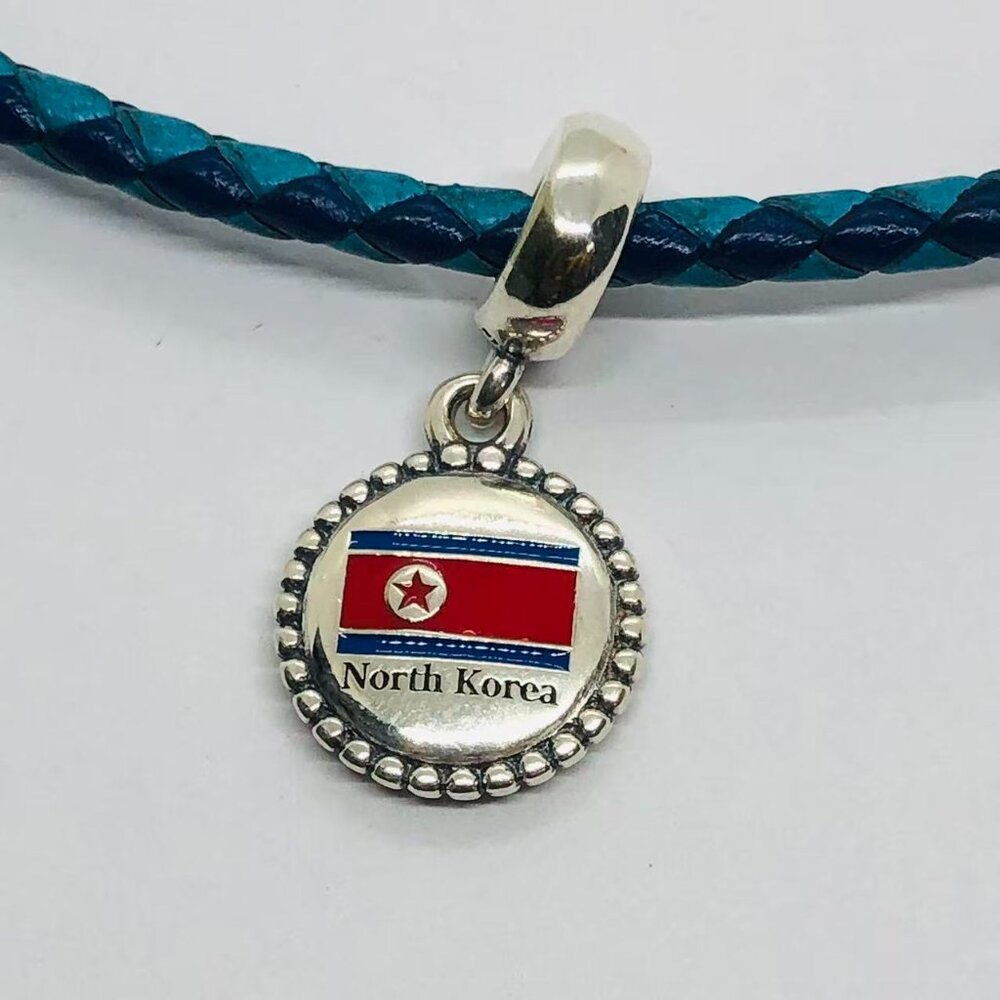 ✨✨Pandora flag of North Korea Exclusive Dangle charm